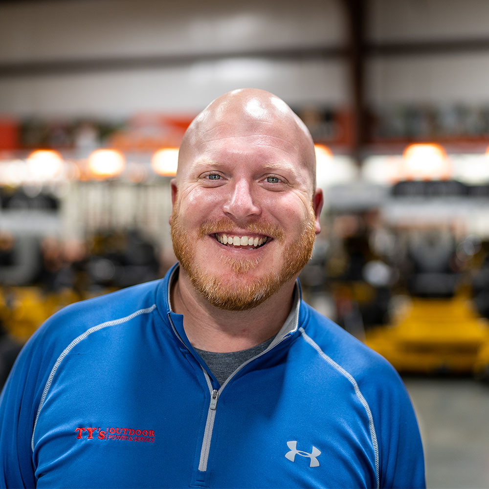 Brian Huddleston, Sales Manager at Ty's Outdoor Power