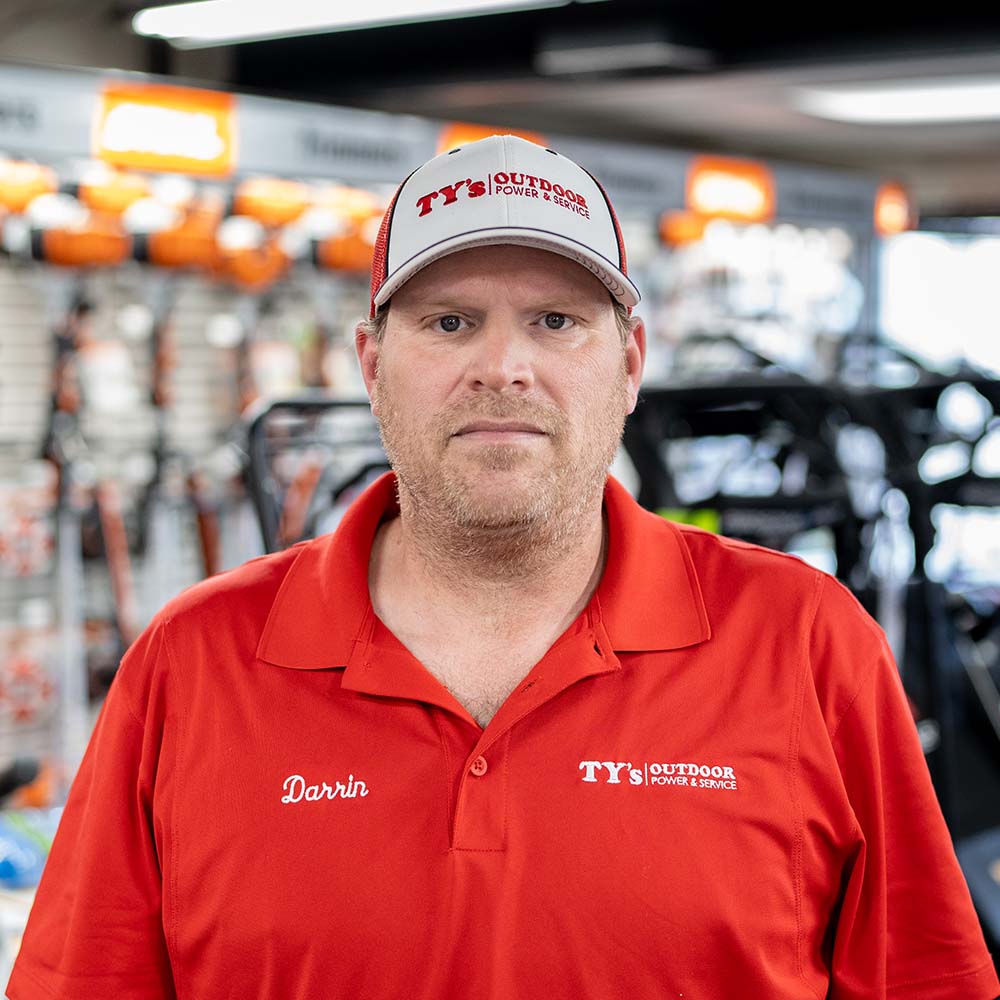Darrin Curtis, Lincoln Store Manager at Ty's Outdoor Power