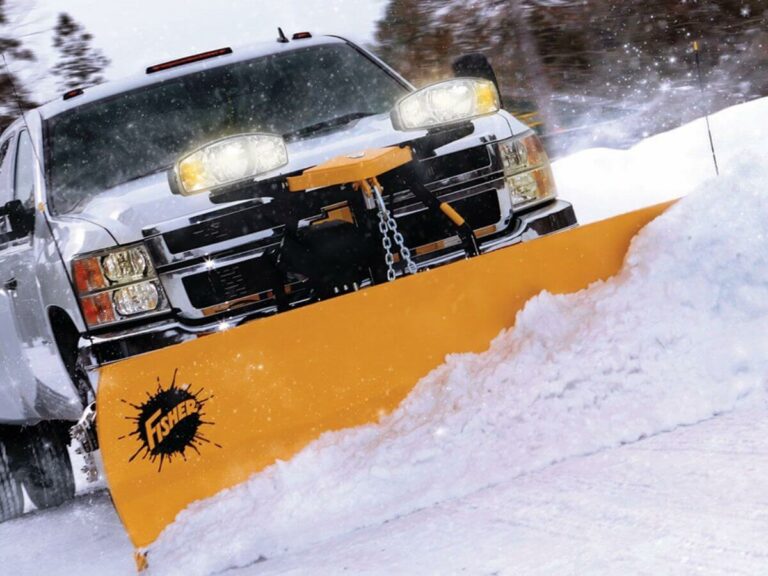 Ty's Outdoor Power Fisher snow blade